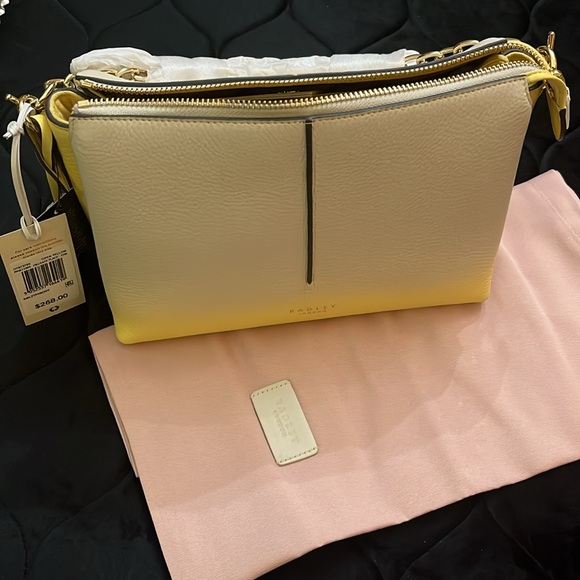 RADLEY LONDON Leather Hilgate Place Zip Top Crossbody FREE $25-30 gift w buy now - Picture 6 of 8